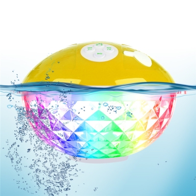 BT601 Portable Bluetooth speaker (Yellow  Color) with RGB light show 