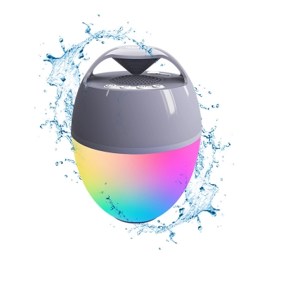 CT602 Portable Bluetooth speaker (gray color) with RGB light show 