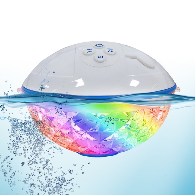 BT601 Portable Bluetooth speaker (White Color) with RGB light show 