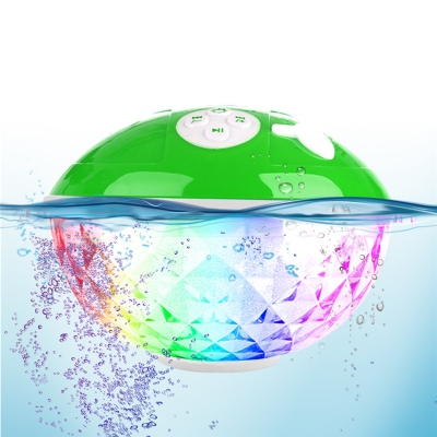 BT601 Portable Bluetooth speaker (Green Color) with RGB light show 